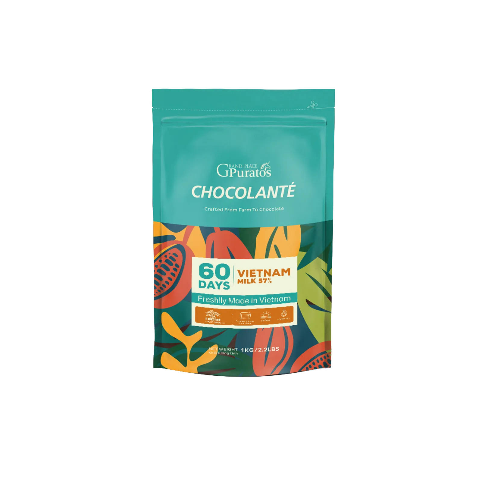 ショコランテ・ベトナム・ミルク39％CT - Puratos